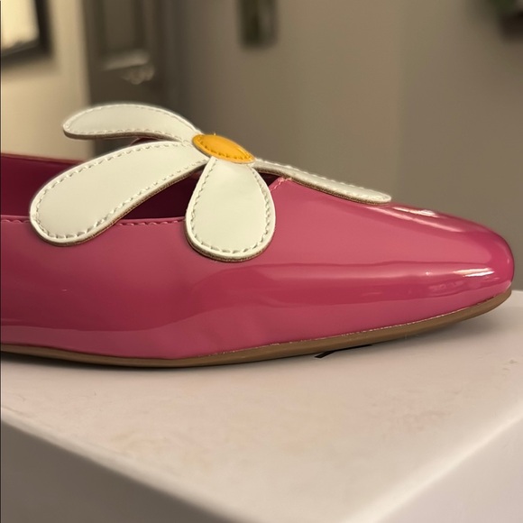 KATY PERRY “The Evie Daisy Flat” Pink W/ White Flower Ballet Flat 9.5 NEW❣️ - Picture 10 of 16